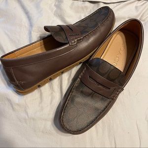 Coach driving loafer